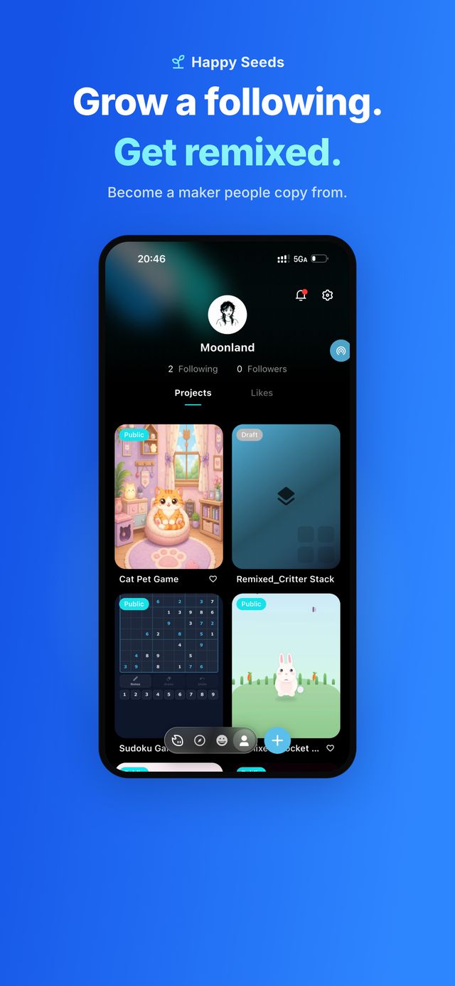 Grow a following